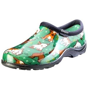 Slogger low cut garden boots goat pattern